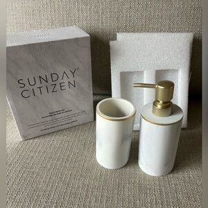 Sunday citizen resin bath set nwt